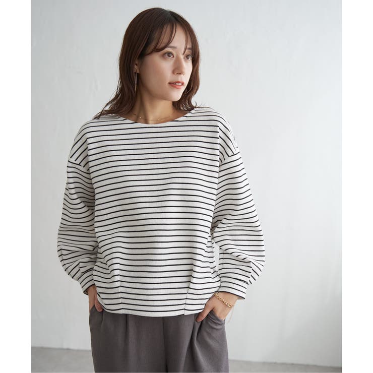 リップル裾タック長袖プルオーバー | ikka  | 詳細画像19 