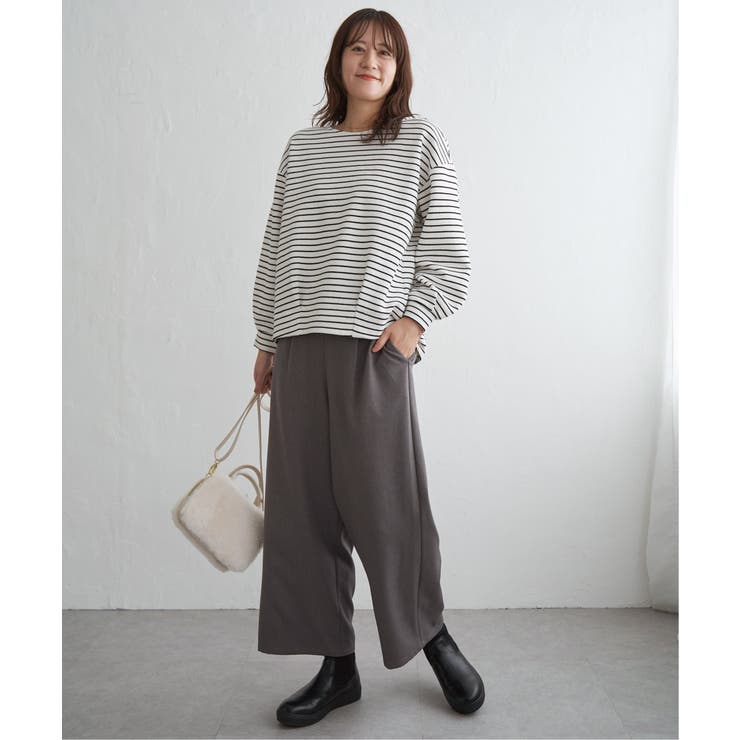 リップル裾タック長袖プルオーバー | ikka  | 詳細画像20 