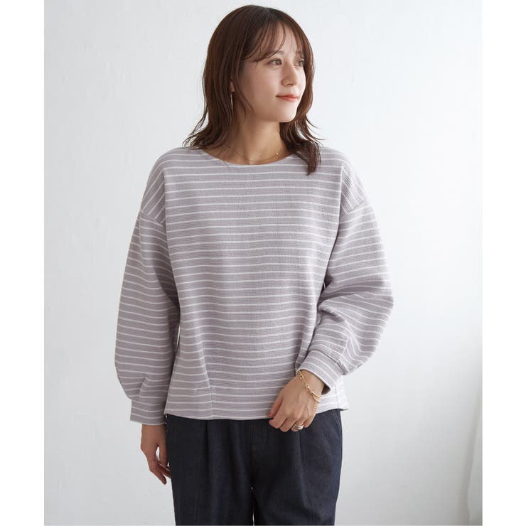 リップル裾タック長袖プルオーバー | ikka  | 詳細画像25 