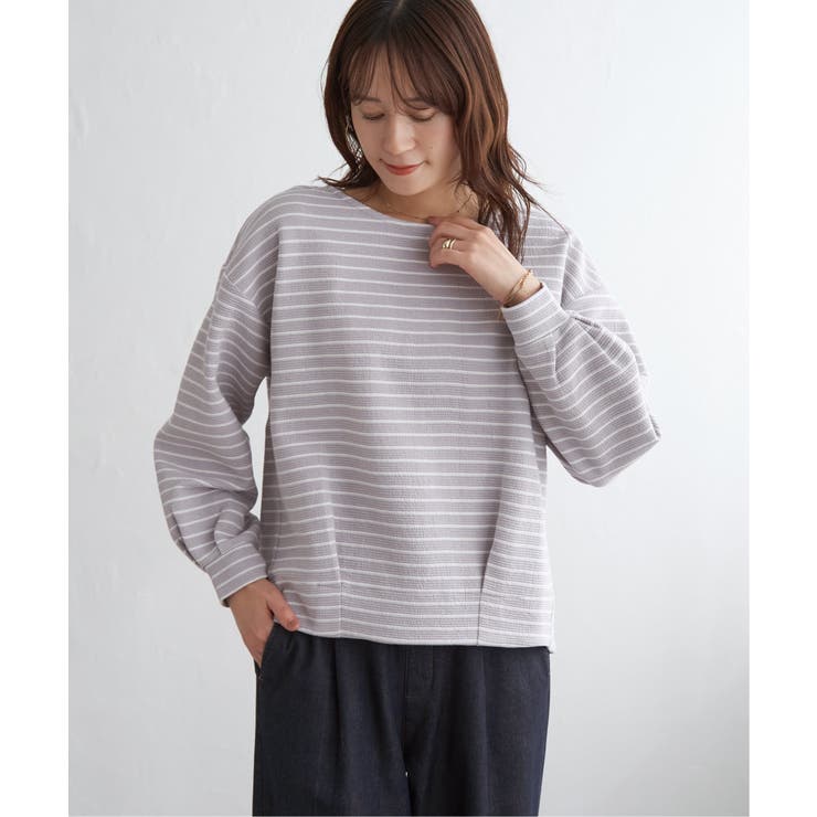 リップル裾タック長袖プルオーバー | ikka  | 詳細画像26 