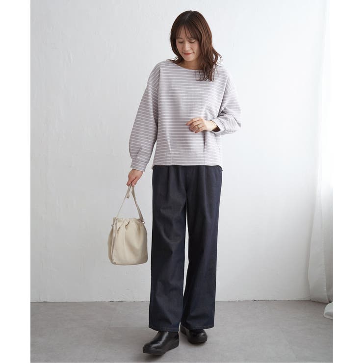 リップル裾タック長袖プルオーバー | ikka  | 詳細画像27 