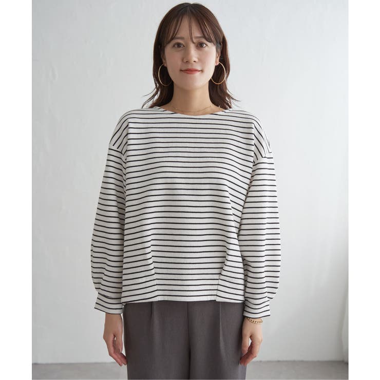 リップル裾タック長袖プルオーバー | ikka  | 詳細画像31 