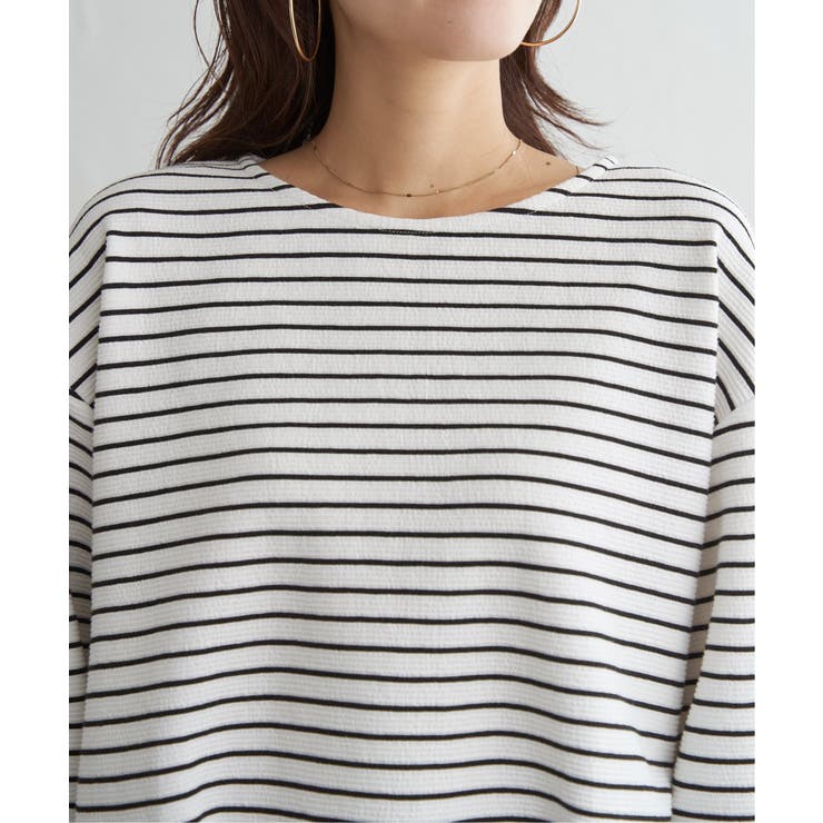 リップル裾タック長袖プルオーバー | ikka  | 詳細画像35 