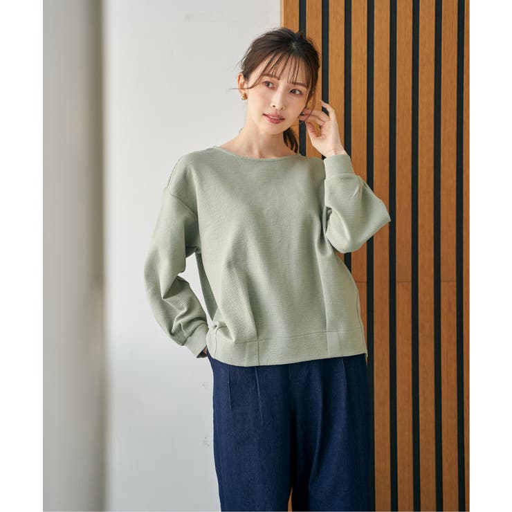 リップル裾タック長袖プルオーバー | ikka  | 詳細画像3 