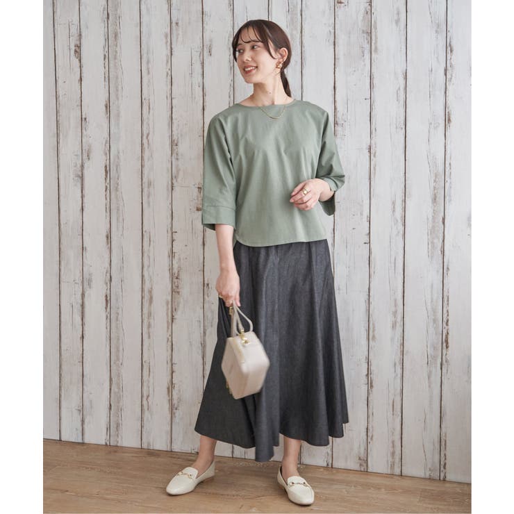 冷感梨地バックスリットプルオーバー | ikka  | 詳細画像16 