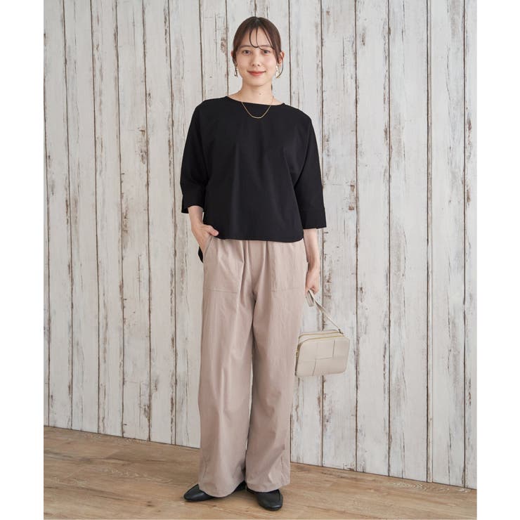 冷感梨地バックスリットプルオーバー | ikka  | 詳細画像22 