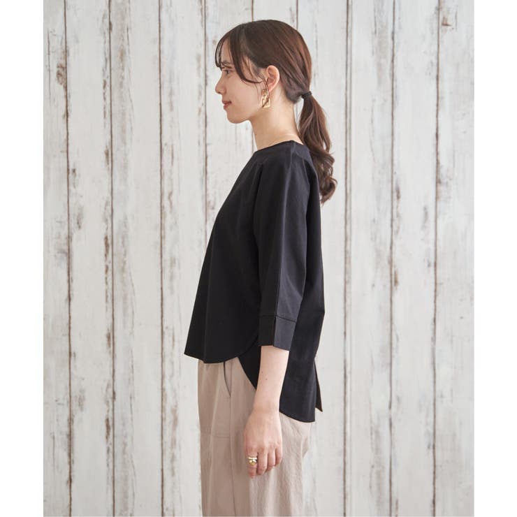 冷感梨地バックスリットプルオーバー | ikka  | 詳細画像28 