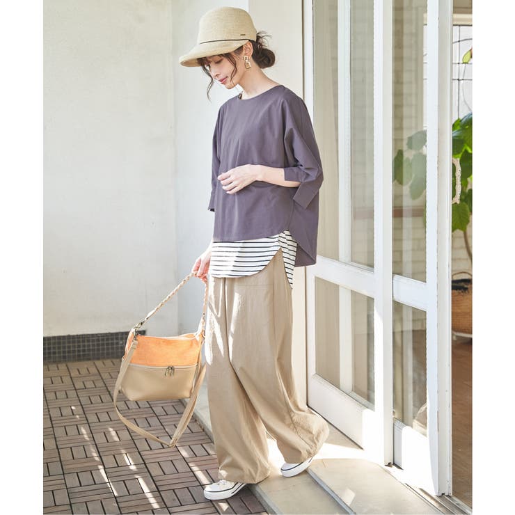 冷感梨地バックスリットプルオーバー | ikka  | 詳細画像4 