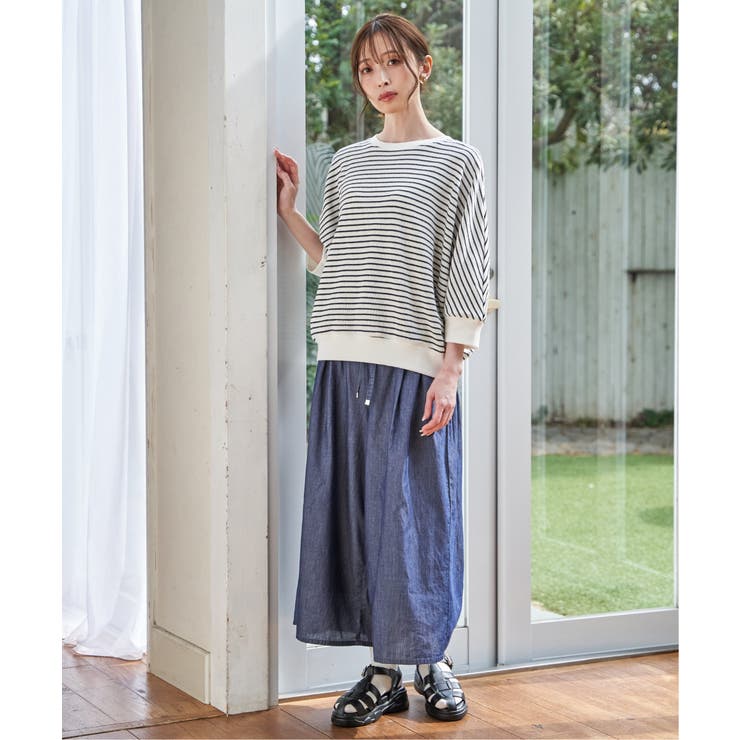 タックフライスドルマンプルオーバー | ikka  | 詳細画像5 