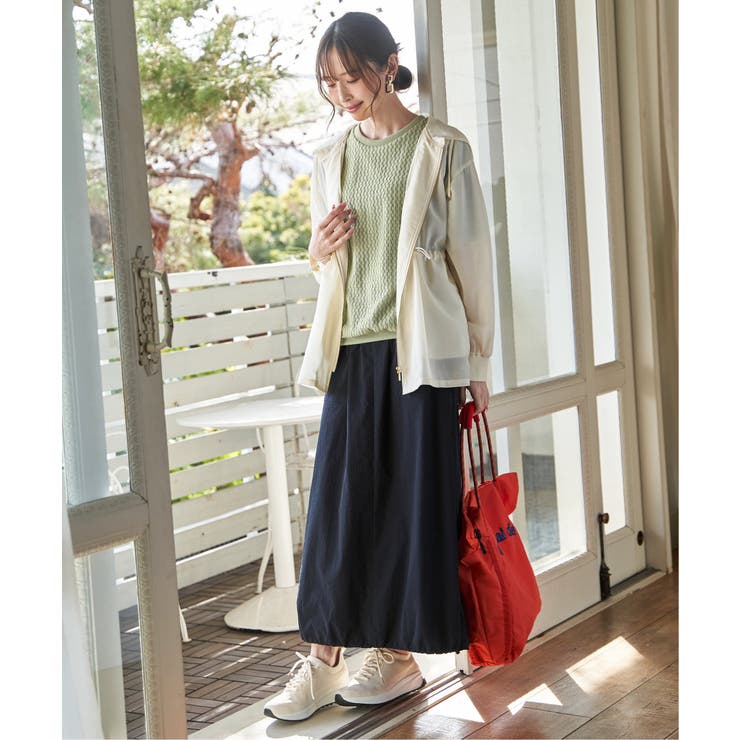 幾何学柄ジャカード半袖プルオーバー 【親子コーデ】  | ikka  | 詳細画像17 