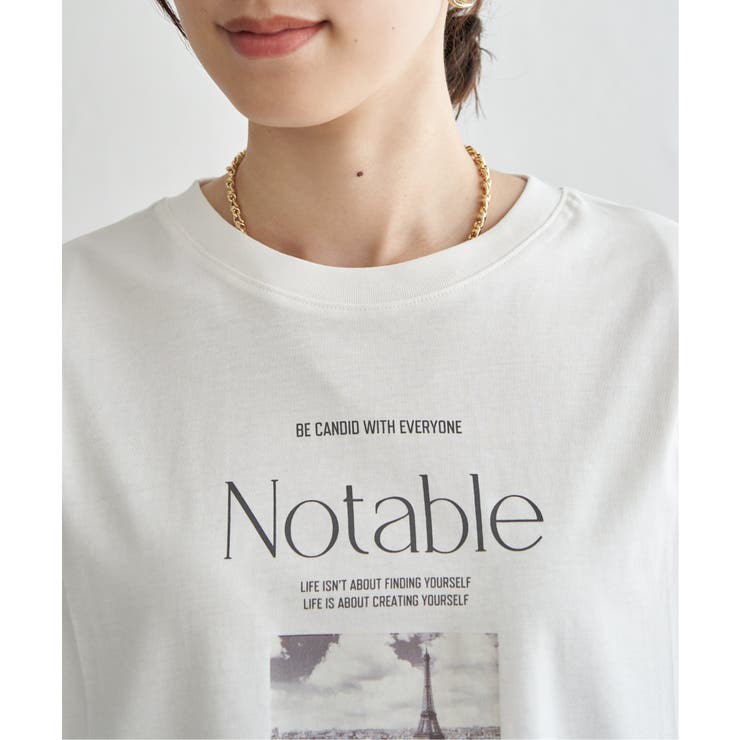 【接触冷感】ロゴフォトチュニックTシャツ | ikka  | 詳細画像25 