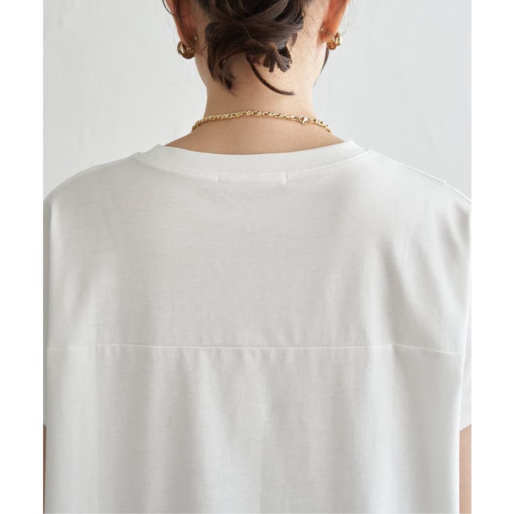 【接触冷感】ロゴフォトチュニックTシャツ | ikka  | 詳細画像26 