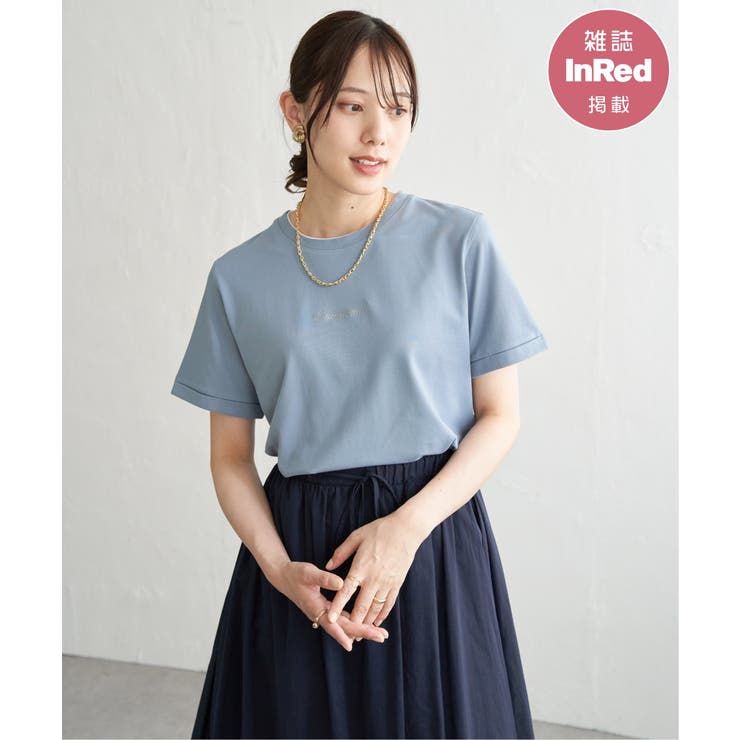 ライトブルー | 【雑誌InRed6月号掲載】鹿の子裾レイヤードプルオーバー【接触冷感】 | ikka 