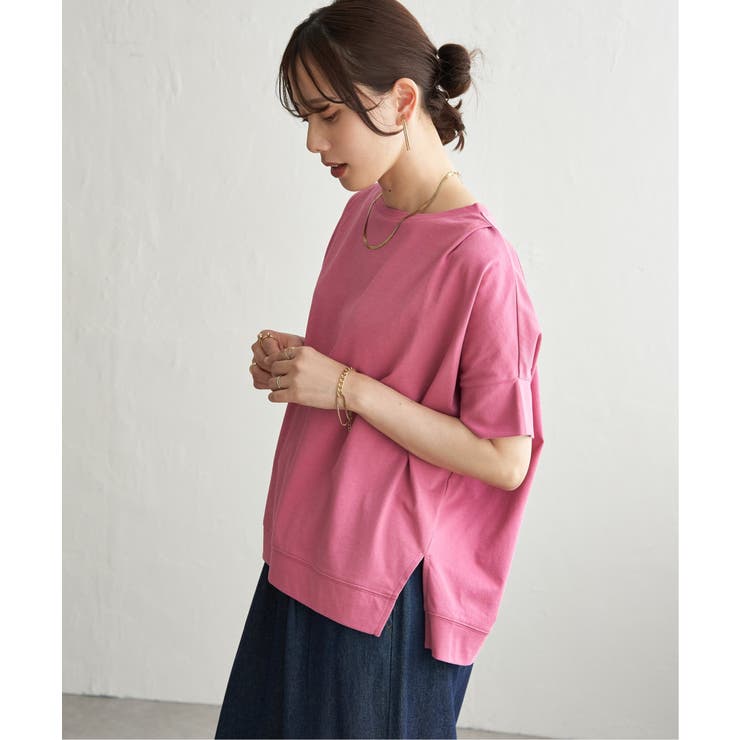 ピンク | 【お得だ値】冷感ショルダータックプルオーバー | ikka 