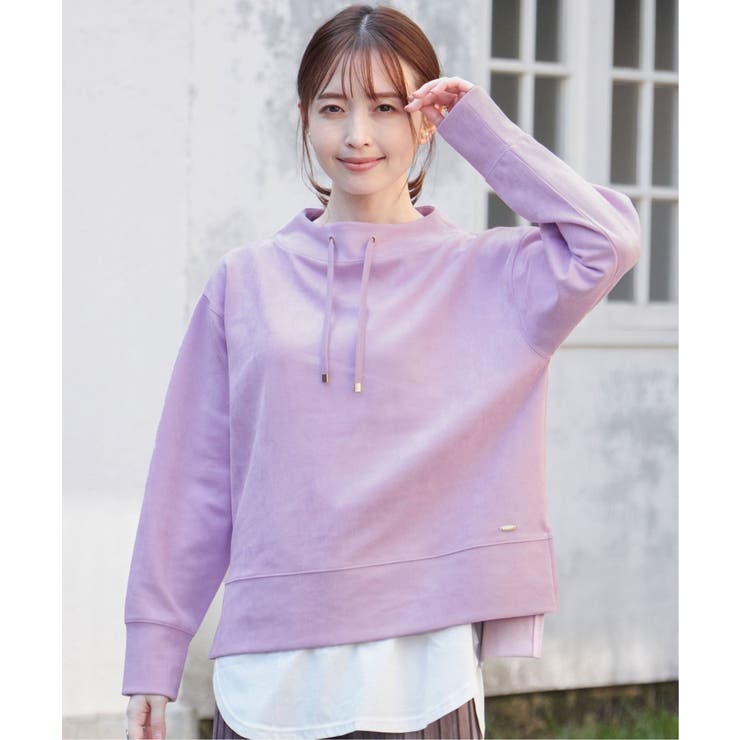 GOKU楽フェイクスエードスピンドルプルオーバー[品番：IKAW0021400