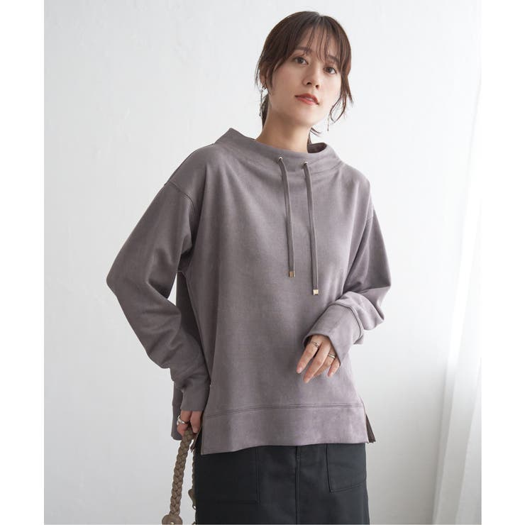 【雑誌InRed12月号掲載】フェイクスエードスピンドルプルオーバー | ikka  | 詳細画像8 