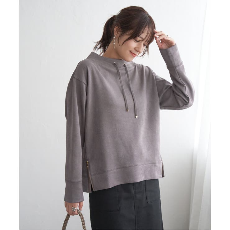 【雑誌InRed12月号掲載】フェイクスエードスピンドルプルオーバー | ikka  | 詳細画像9 