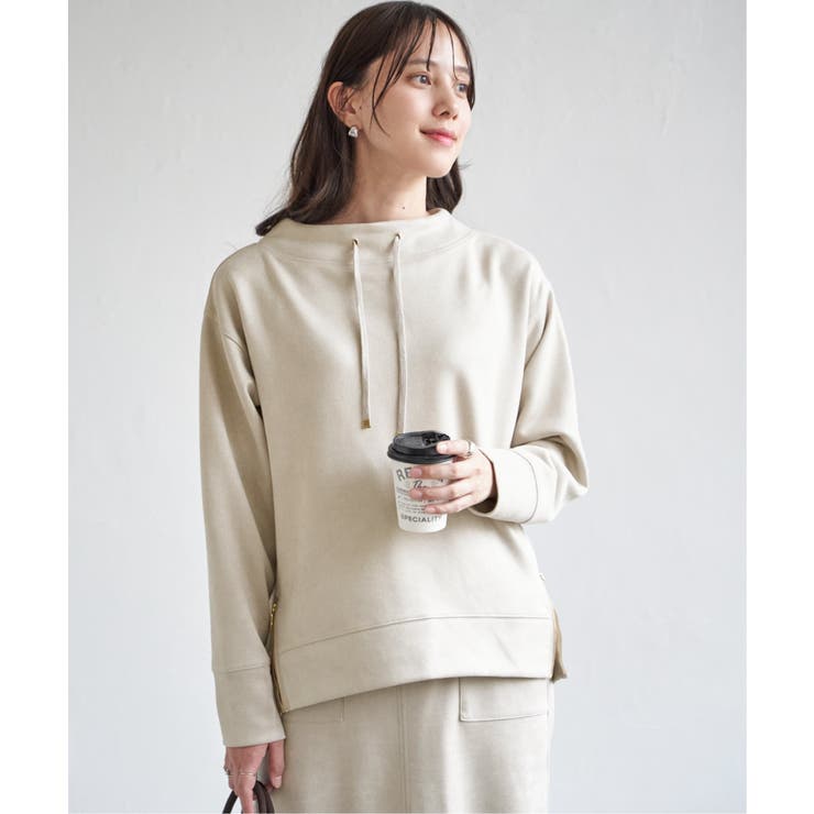 【雑誌InRed12月号掲載】フェイクスエードスピンドルプルオーバー | ikka  | 詳細画像12 