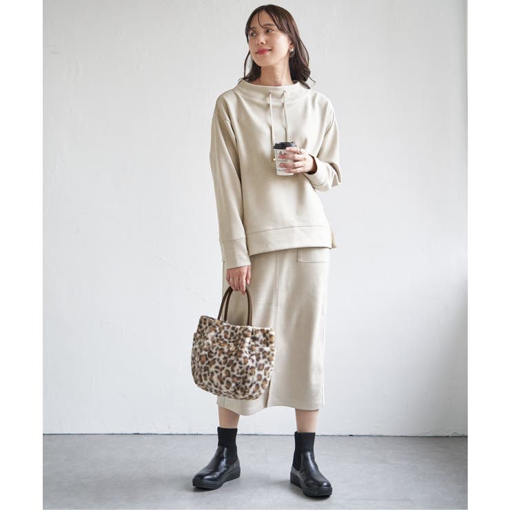 【雑誌InRed12月号掲載】フェイクスエードスピンドルプルオーバー | ikka  | 詳細画像14 