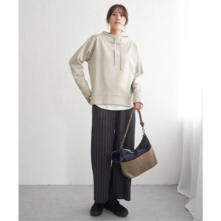 【雑誌InRed12月号掲載】フェイクスエードスピンドルプルオーバー | ikka  | 詳細画像15 