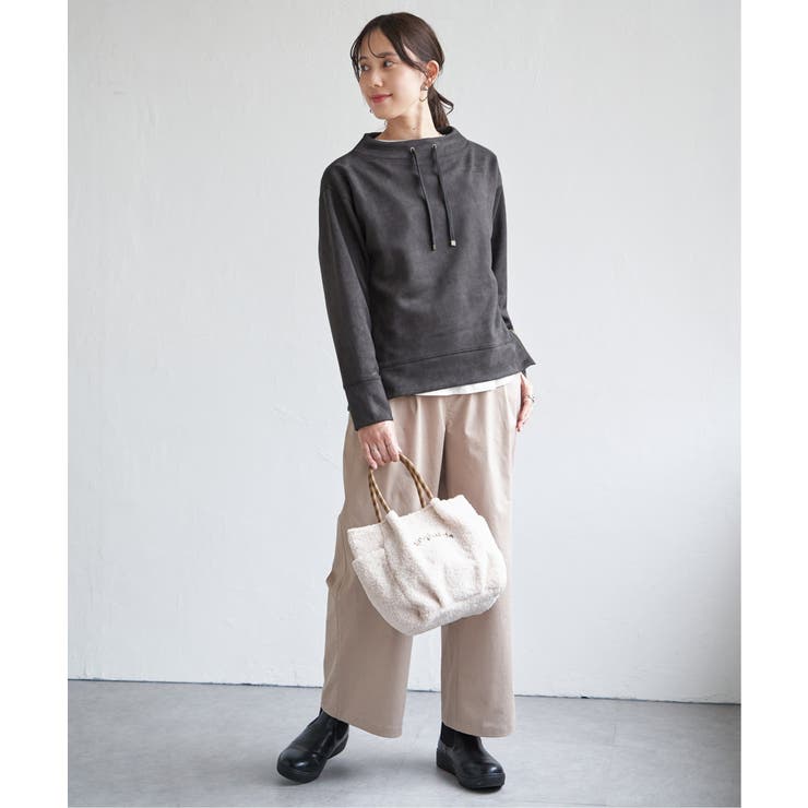 【雑誌InRed12月号掲載】フェイクスエードスピンドルプルオーバー | ikka  | 詳細画像19 