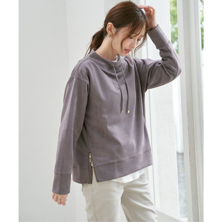 【雑誌InRed12月号掲載】フェイクスエードスピンドルプルオーバー | ikka  | 詳細画像3 