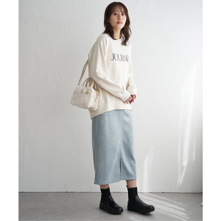 裏毛ロゴフォトスウェット | ikka  | 詳細画像10 