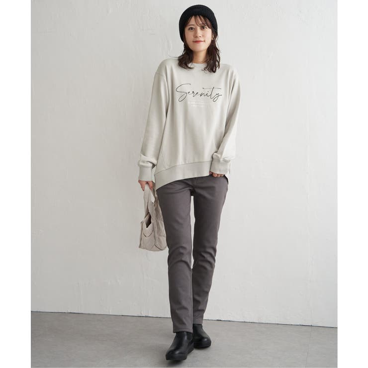 裏毛ロゴフォトスウェット | ikka  | 詳細画像12 