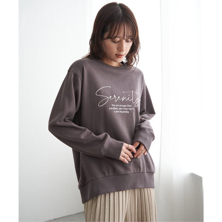 裏毛ロゴフォトスウェット | ikka  | 詳細画像20 