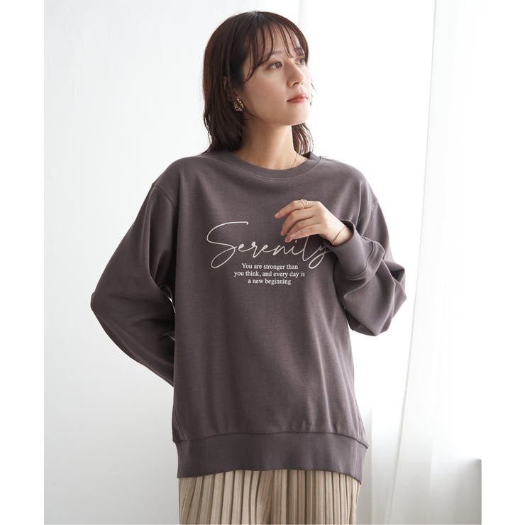 コーヒー | 裏毛ロゴフォトスウェット | ikka 