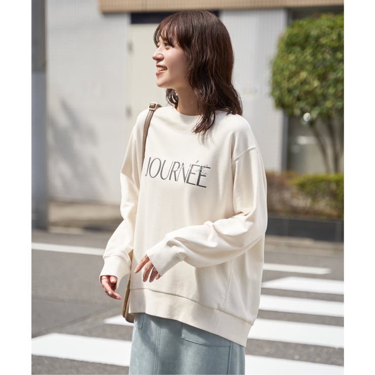 裏毛ロゴフォトスウェット | ikka  | 詳細画像2 