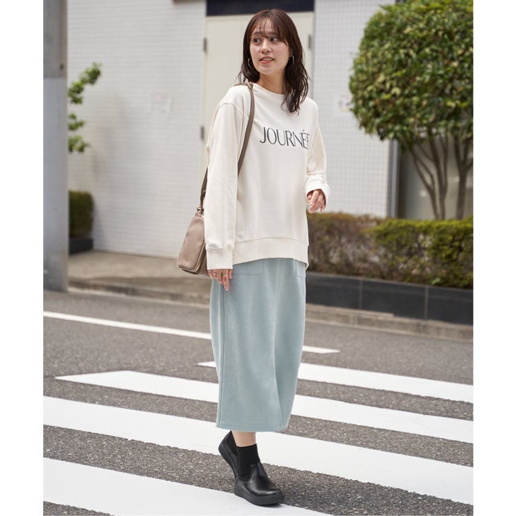 裏毛ロゴフォトスウェット | ikka  | 詳細画像3 