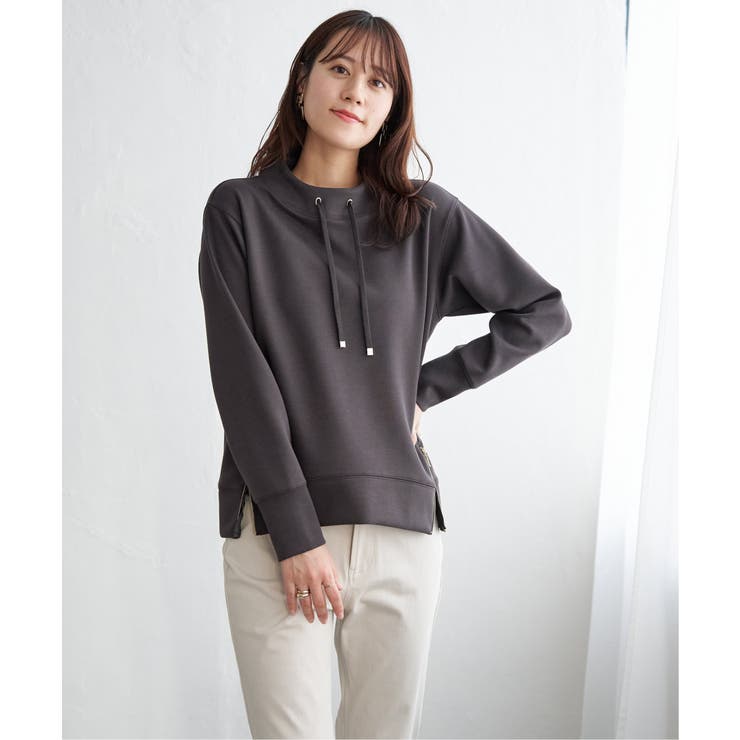 チャコール | GOKU楽カノコダンボールプルオーバー | ikka 