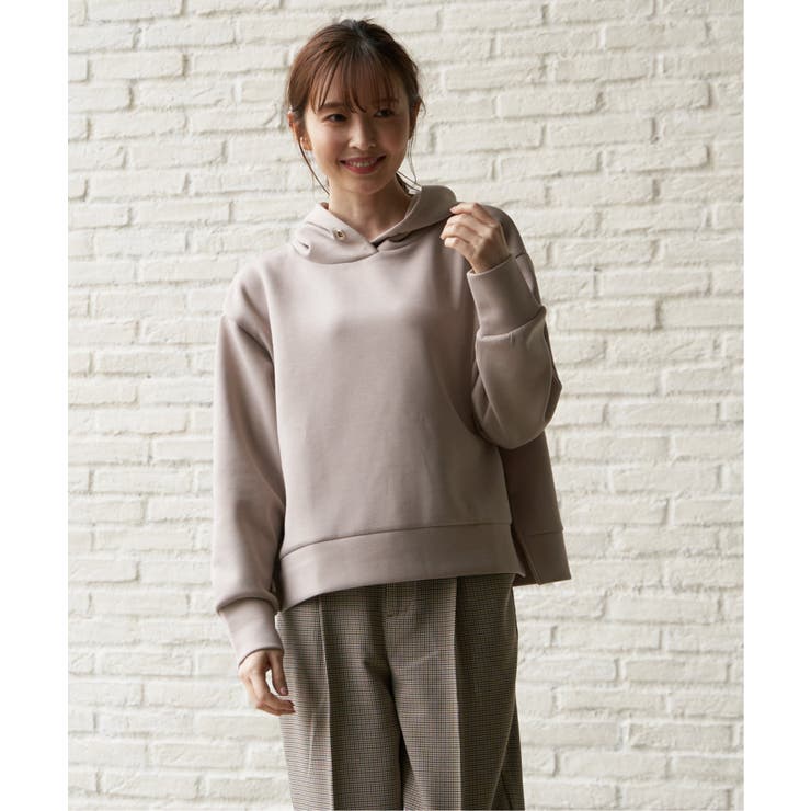 ダンボールニット　セットアップ　長袖　パーカー　フード付き　スカート　秋冬　新品 楽天市場】パーカー プルオーバー トップス レディース