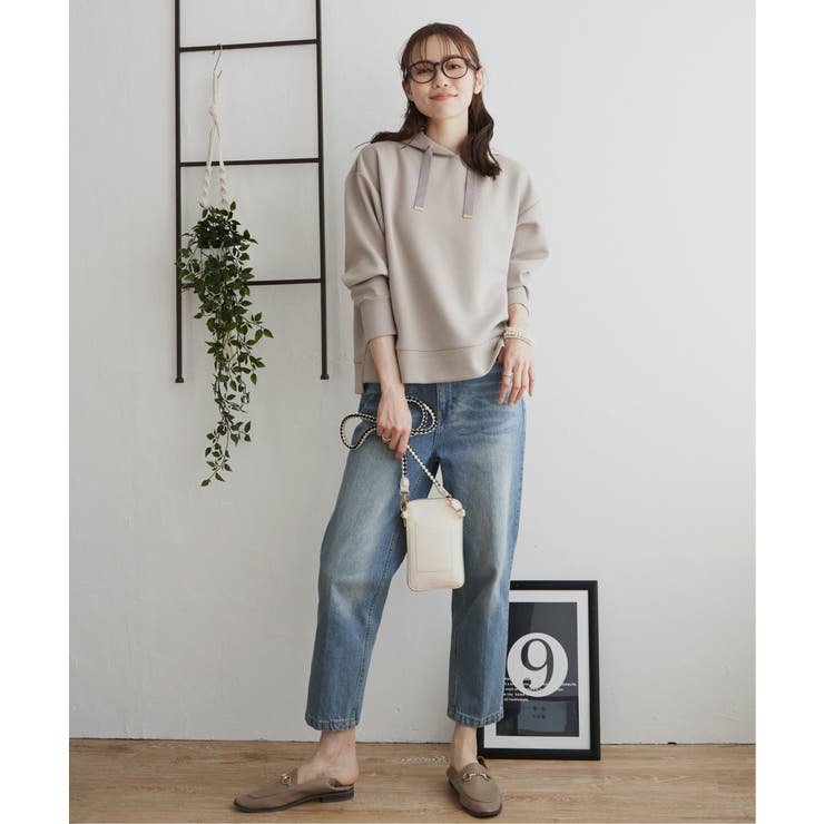 GOKU楽ダンボールニットフードパーカー | ikka  | 詳細画像6 