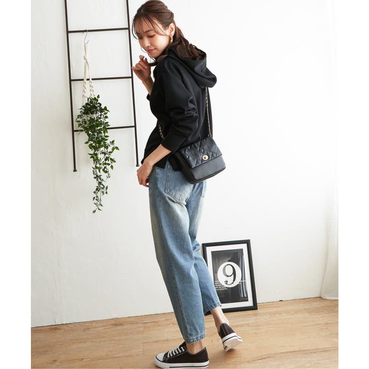 GOKU楽ダンボールニットフードパーカー | ikka  | 詳細画像12 