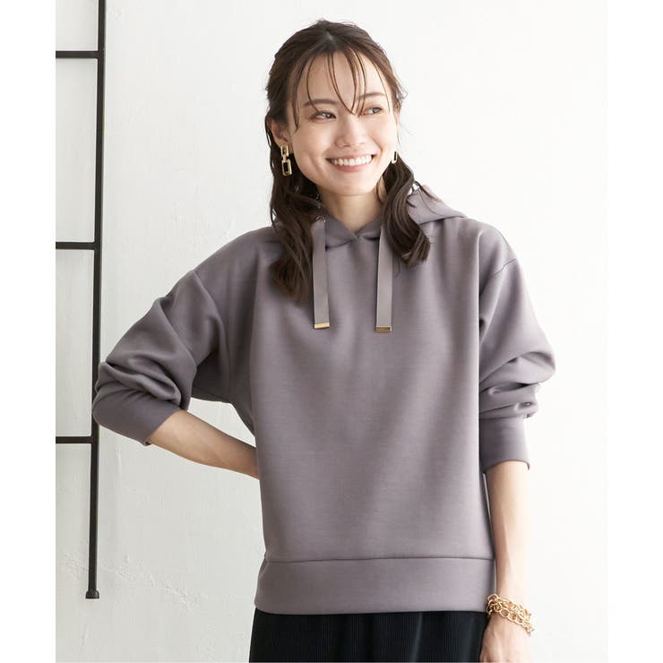 GOKU楽ダンボールニットフードパーカー | ikka  | 詳細画像23 