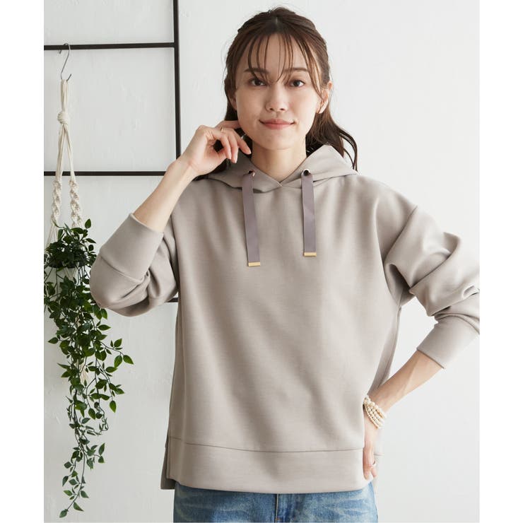 GOKU楽ダンボールニットフードパーカー | ikka  | 詳細画像28 