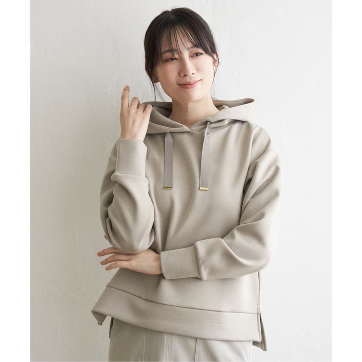 GOKU楽ダンボールニットフードパーカー | ikka  | 詳細画像1 