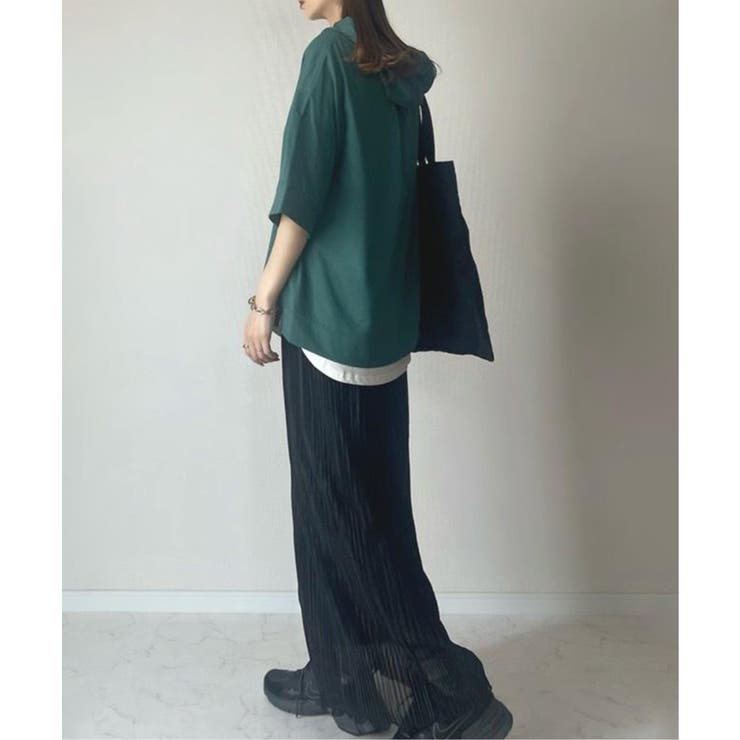 【雑誌InRed6月号掲載】コットンUSAミニワッフルポケ付きパーカー | ikka  | 詳細画像4 