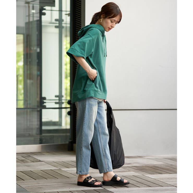 【雑誌InRed6月号掲載】コットンUSAミニワッフルポケ付きパーカー | ikka  | 詳細画像12 