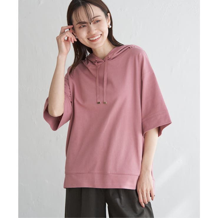 【雑誌InRed6月号掲載】コットンUSAミニワッフルポケ付きパーカー | ikka  | 詳細画像21 