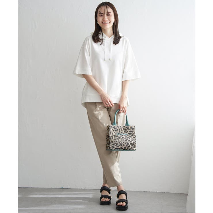 【雑誌InRed6月号掲載】コットンUSAミニワッフルポケ付きパーカー | ikka  | 詳細画像24 