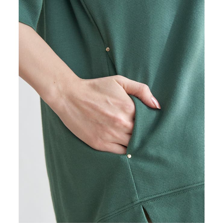 【雑誌InRed6月号掲載】コットンUSAミニワッフルポケ付きパーカー | ikka  | 詳細画像36 