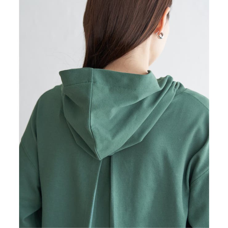 【雑誌InRed6月号掲載】コットンUSAミニワッフルポケ付きパーカー | ikka  | 詳細画像37 