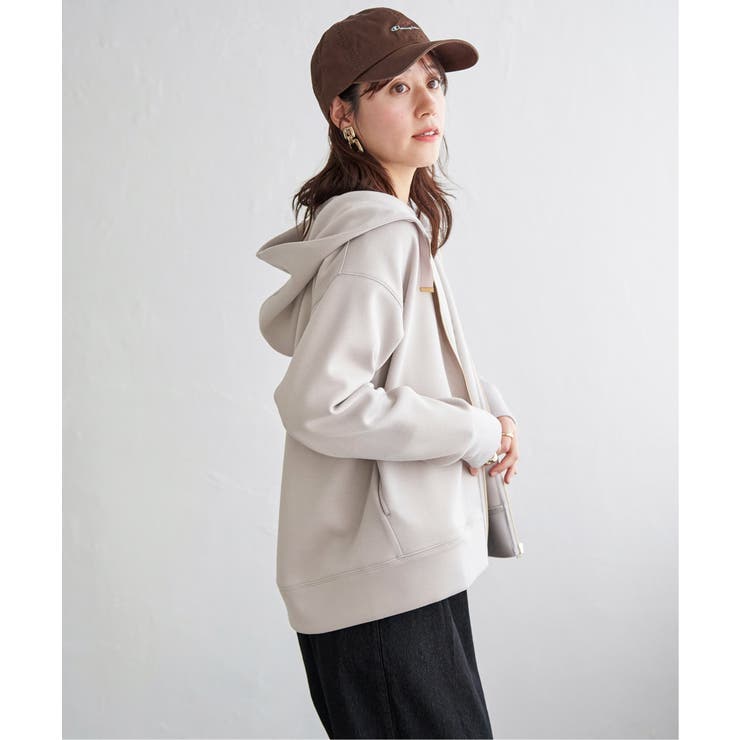 グレージュ | GOKU楽カノコダンボールパーカ | ikka 