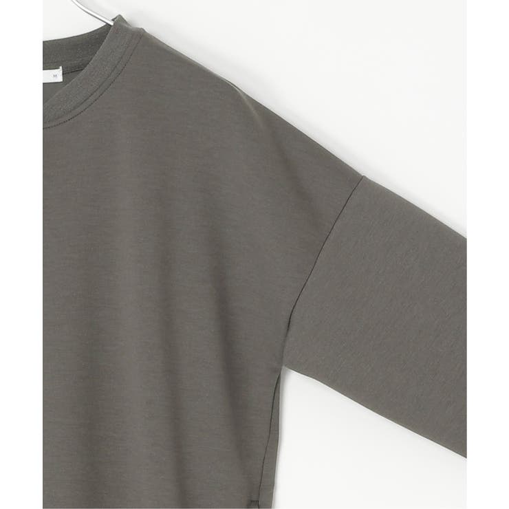 【洗濯機で洗える】ダンボールニットノーカラーカーディガン | ikka  | 詳細画像3 