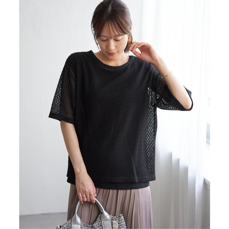 【雑誌InRed6月号掲載】レースアンサンブルプルオーバー【2点セット 親子コー… | ikka  | 詳細画像16 