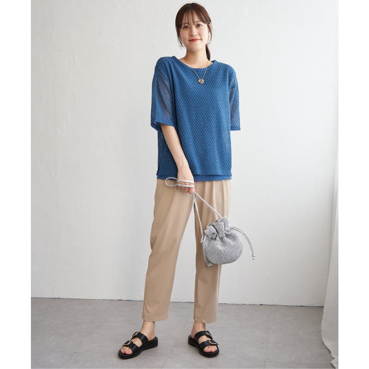 【雑誌InRed6月号掲載】レースアンサンブルプルオーバー【2点セット 親子コー… | ikka  | 詳細画像20 