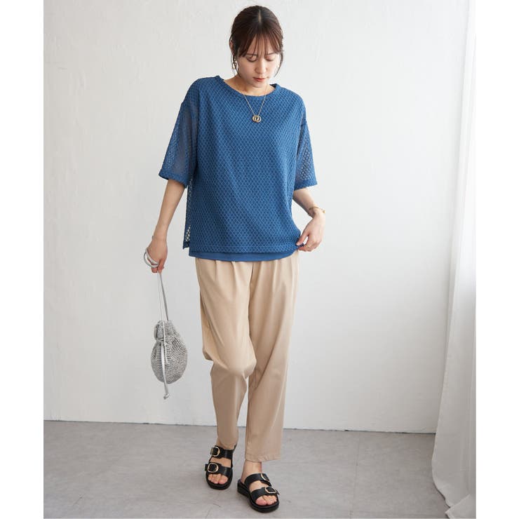 【雑誌InRed6月号掲載】レースアンサンブルプルオーバー【2点セット 親子コー… | ikka  | 詳細画像21 